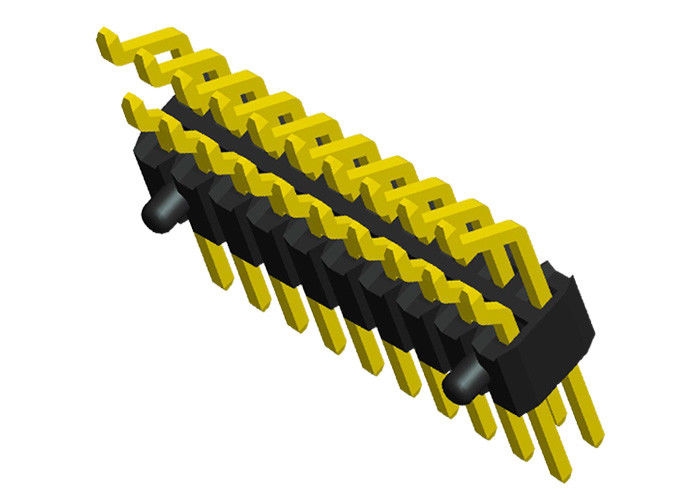 Listwa kołkowa dwurzędowa pozioma Typ SMT Listwa kołkowa 2x20 czarna 1,27 mm
