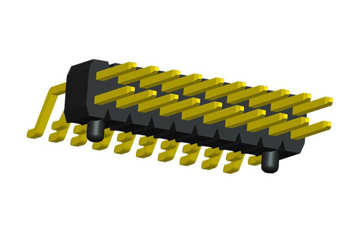 Listwa kołkowa dwurzędowa pozioma Typ SMT Listwa kołkowa 2x20 czarna 1,27 mm