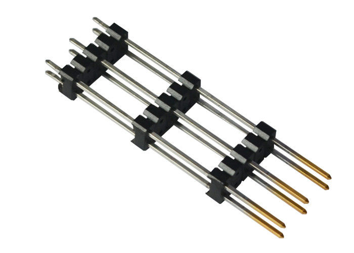 Dziesięcio pinowy podwójny nagłówek pinu 2,54 mm Pitch Header Typ prosty trzy plastikowe
