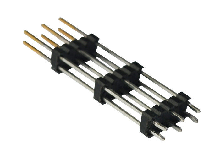 Dziesięcio pinowy podwójny nagłówek pinu 2,54 mm Pitch Header Typ prosty trzy plastikowe