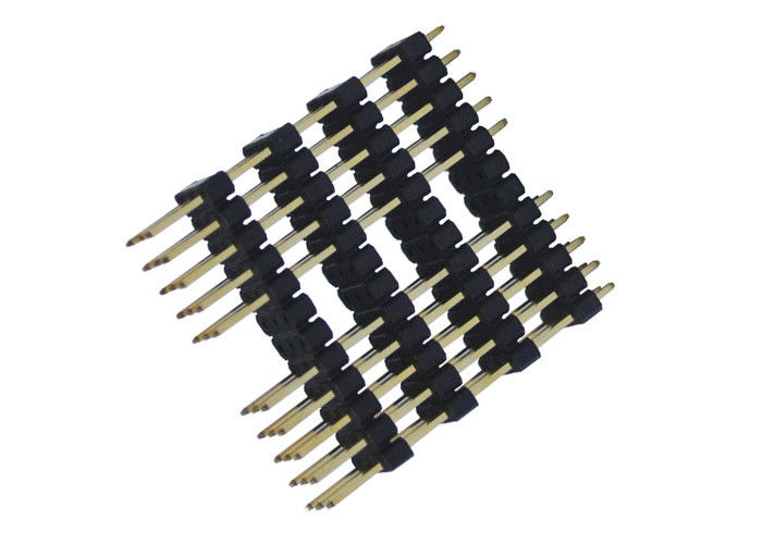 3-rzędowe złącze stykowe złącza 2,54 mm raster 180 stopni typu cztery plastikowe