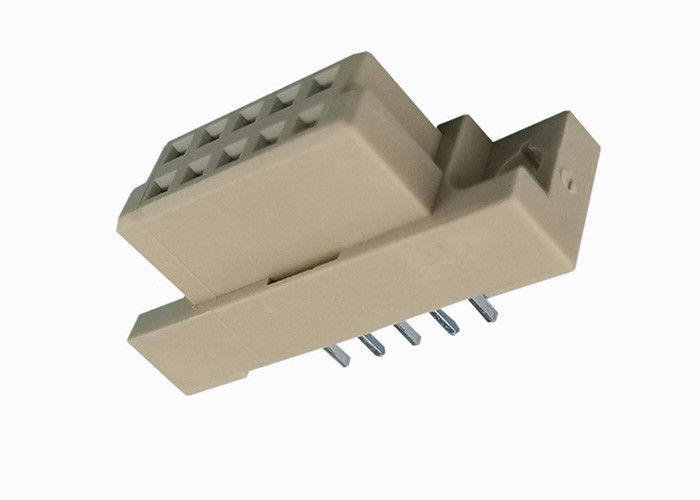 Złącze DIN 41612 180 stopni Złącze dwurzędowe 2 x 5 pinowy materiał styków mosiężnych