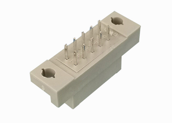 Złącze DIN 41612 180 stopni Złącze dwurzędowe 2 x 5 pinowy materiał styków mosiężnych