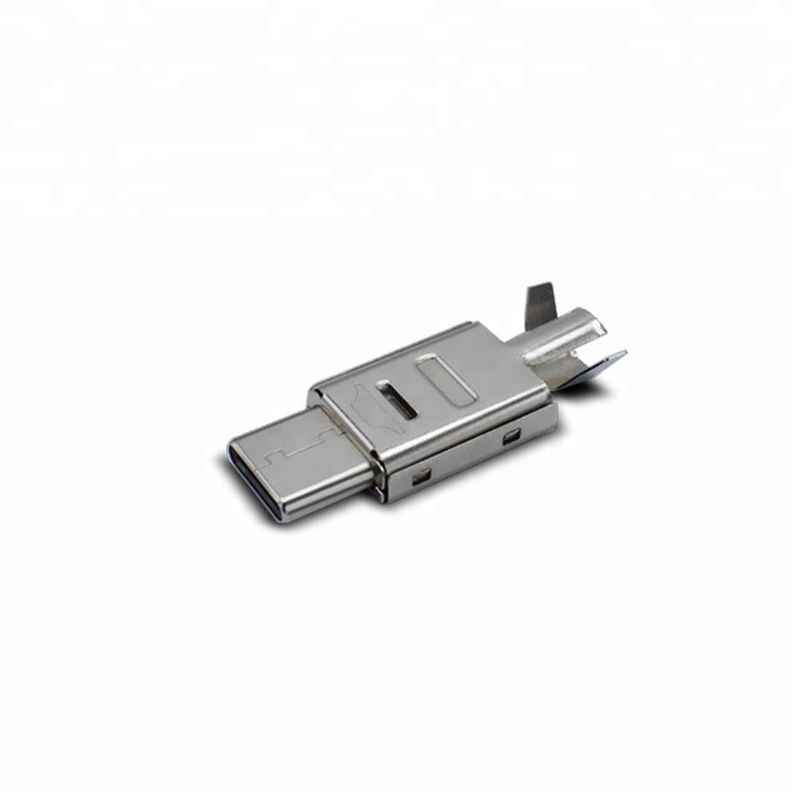 Mężczyzna 24-stykowe złącze USB C Miedź z funkcją ładowania 100% pełny test