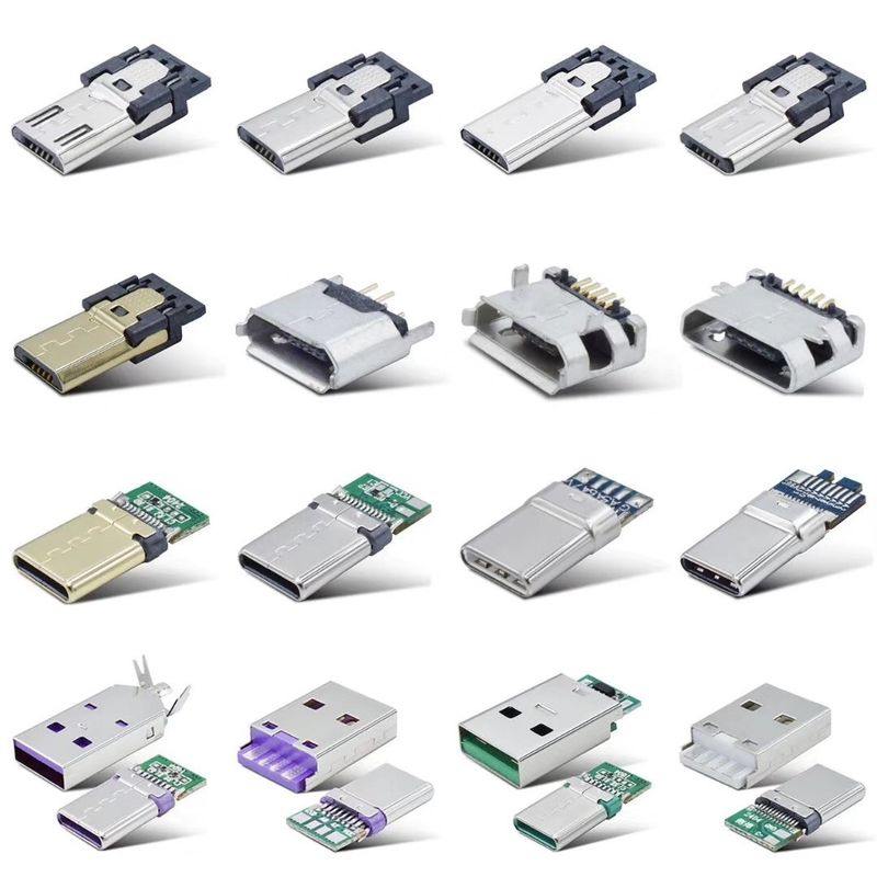 Złącze Micro USB typu C Obudowa ze stali nierdzewnej z funkcją ładowania / przesyłania danych
