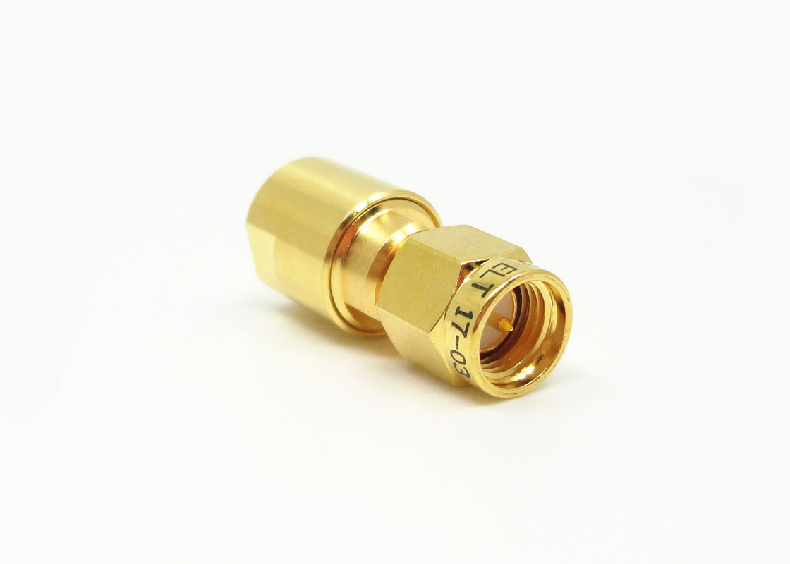 Miniaturowe mosiężne złącze męskie SMA do kabla LMR200 MF147B CXN3449