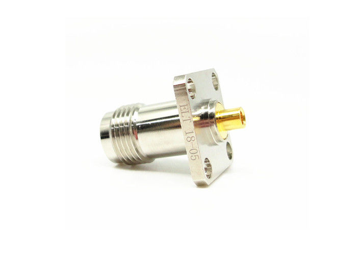 Złącze TNC RF z czterema otworami, kołnierzowe, żeńskie 50Ohm 11GHz do mikrofalówki