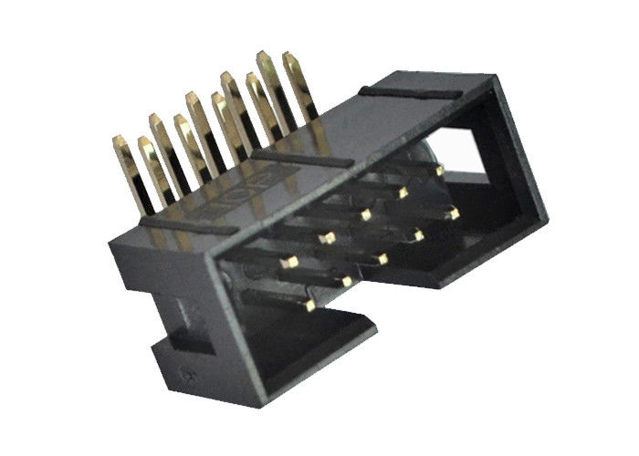 Złącze główki 2,54 mm Złącze szpilkowe 90 stopni 3,0AMP ﹣40 ℃ do + 105 ℃