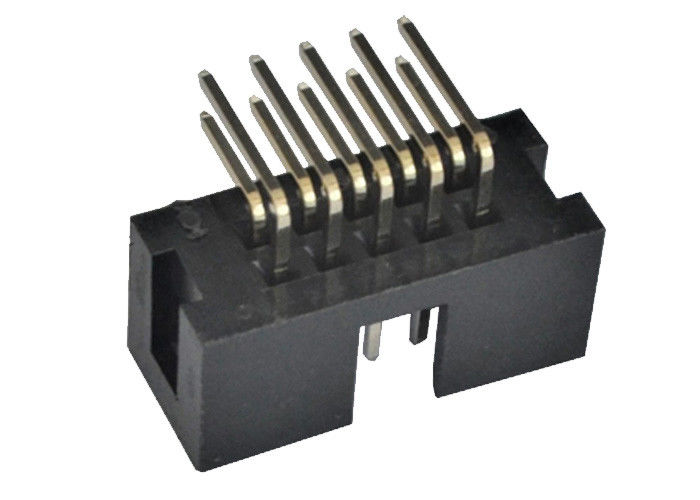 Złącze główki 2,54 mm Złącze szpilkowe 90 stopni 3,0AMP ﹣40 ℃ do + 105 ℃