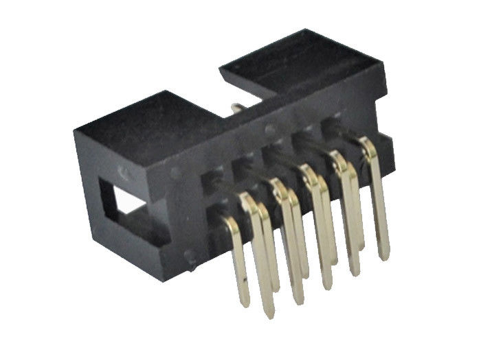 Złącze główki 2,54 mm Złącze szpilkowe 90 stopni 3,0AMP ﹣40 ℃ do + 105 ℃
