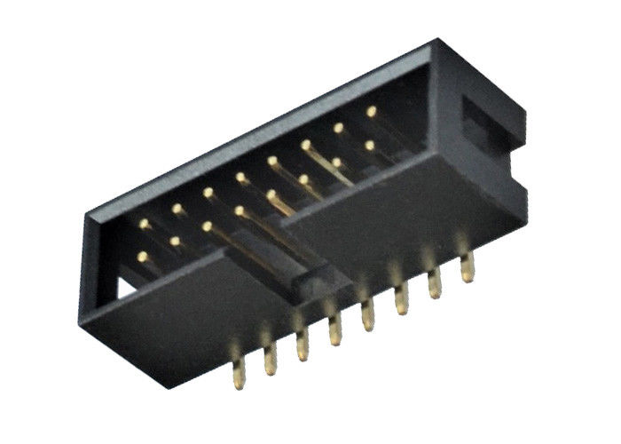 Złącze wtykowe do złącza męskiego 2,54 mm Podziałka SMT Typ PBT / PA6T Materiał izolatora