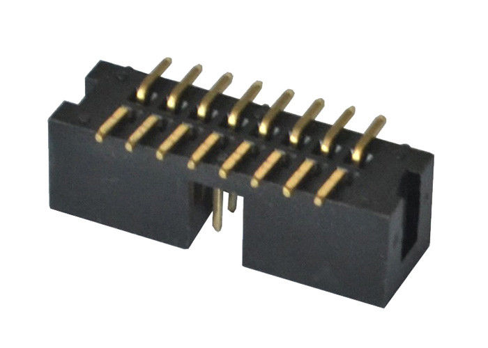 Złącze wtykowe do złącza męskiego 2,54 mm Podziałka SMT Typ PBT / PA6T Materiał izolatora