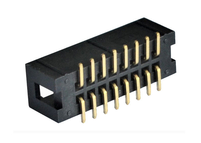 Złącze wtykowe do złącza męskiego 2,54 mm Podziałka SMT Typ PBT / PA6T Materiał izolatora
