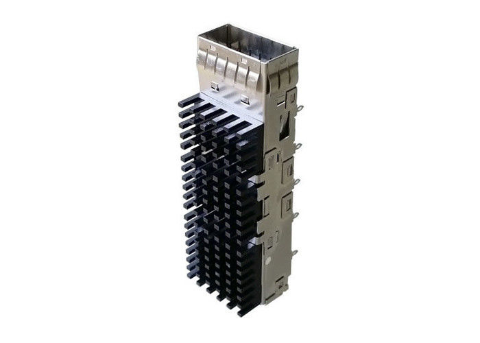 Zakładki EMI Pojedynczy port Klatka SFP28 18,75 mm Do złącza QSFP28