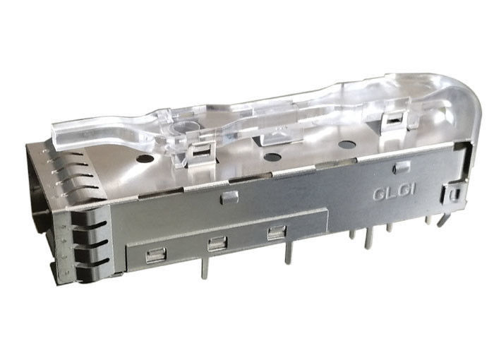 3,0 mm Słup lutowany PIN 1 x 1 zestaw klatki SFP z lekkim sprężynowym palcem EMI